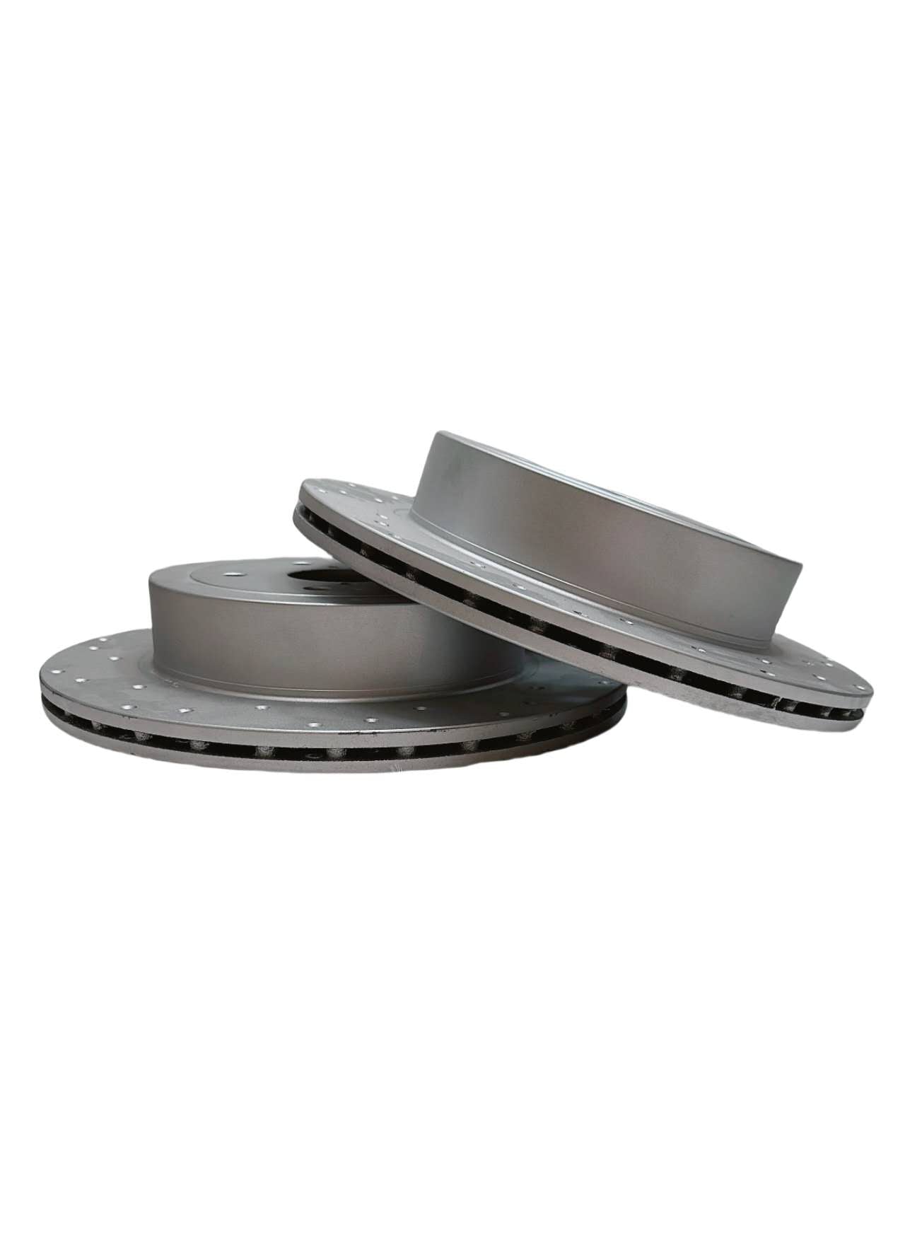 JIN & R 2PCS Front Disc Brake Rotors Kit Fit for Equator 2009-2012, Frontier 2005-2023, Pathfinder 2005-2012, Xterra 2005-2015, Replacement 55069(ok)
