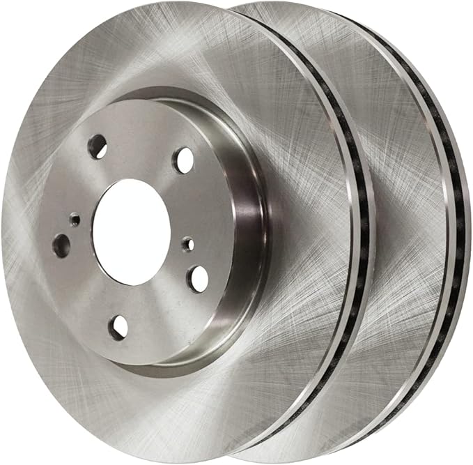 JIN & R Front Brake Rotors Pair of 2 Driver and Passenger Side Replacement for 2006-2018 Toyota RAV4 2012-2017 Prius V 2008-2015 Scion xB 2010-2012 Lexus HS250h 1.8L 2.4L 2.5L 4WD AWD FWD R41442PR