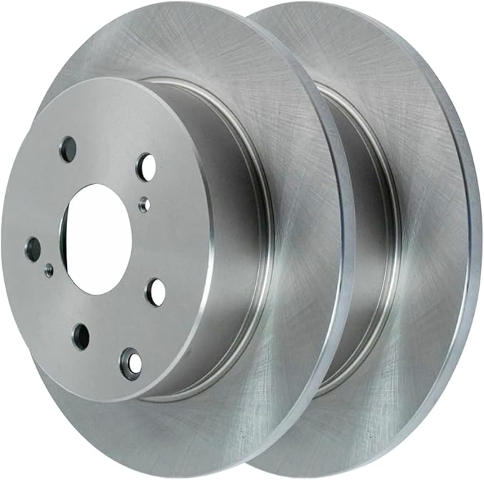 Rear Brake Rotors Pair of 2 Driver and Passenger Side Replacement for 2006-2018 Toyota RAV4 2010-2012 Lexus HS250h 2.4L 2.5L 3.5L V6 4WD AWD FWD R41445PR