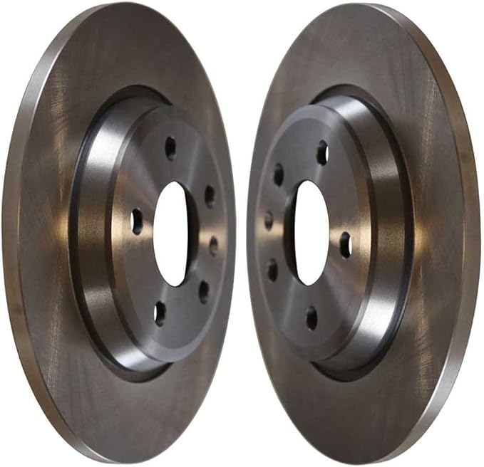 JIN & R Pair of 2 Rear Brake Rotors Driver and Passenger Side Replacement for Audi A5 Quattro A6 Quattro A7 Quattro A5 Sportback A4 allroad 2009-2017 Q5 2009-2020 A4 2009-2023 A4 Quattro V6 R44405PR