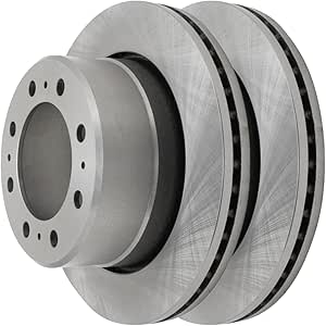 JIN & R Rear Brake Rotors Pair of 2 Driver and Passenger Side Replacement for 2009-2023 Ram 2500 3500 5.7L 5.9L 6.4L 6.7L V8 4WD RWD 14.09 Inch Diameter 8-Lugs R63058PR