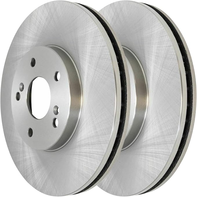 JIN & R  Front Brake Rotors Pair Driver and Passenger Side Replacement for Acura 01-03 CL 01-06 MDX 99-08 TL 04-08 TSX Honda 03-12 Accord 99-04 Odyssey 03-08 Pilot 11.8 Inch Diameter FWD R41277PR