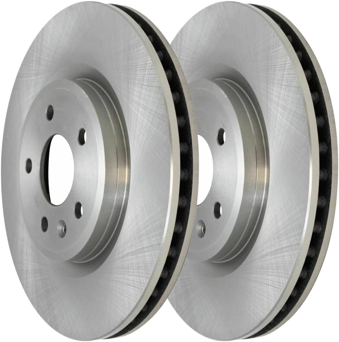 JIN & R Front Brake Rotors Pair of 2 Driver and Passenger Side Replacement for 2009-2019 Ford Flex 2010-2019 Taurus 2011-2019 Explorer 2009-2012 Lincoln MKS 2010-2019 MKT 2.3L 3.5L AWD FWD R64168PR Visit the Auto Shack Store