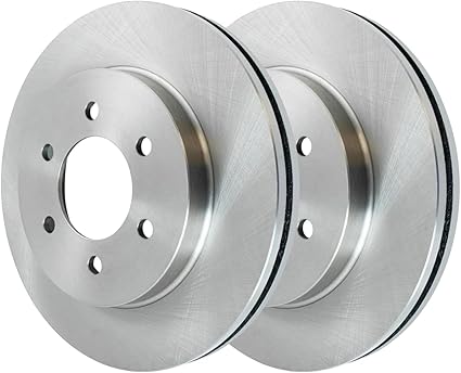 JIN & R Front Brake Rotors Pair of 2 Driver and Passenger Side Replacement for 2004 2005 2006 2007 2008 Ford F-150 2006-2008 Lincoln Mark LT 4.2L 4.6L 5.4L V6 V8 4WD AWD R64111PR