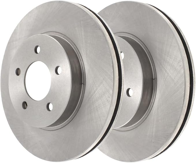 JIN & R Front Brake Rotors Pair of 2 Driver and Passenger Side Replacement for Pontiac Grand Prix Montana Saturn Relay 2005 Buick Terraza 2005-2009 LaCrosse Allure 2005 Chevrolet Uplander R65089PR