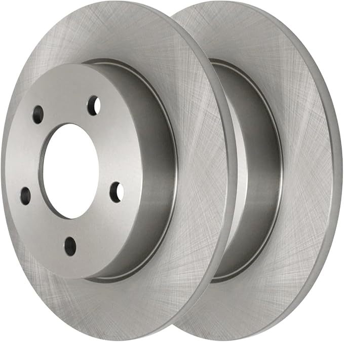 JIN & R Rear Brake Rotors Pair of 2 Driver and Passenger Side Replacement for 2004 2005 2006 2007 2008 2009 2010 2011 2012 2013 Mazda 3 2010 Mazda 3 Sport 2.0L 2.3L 2.5L FWD R41368PR