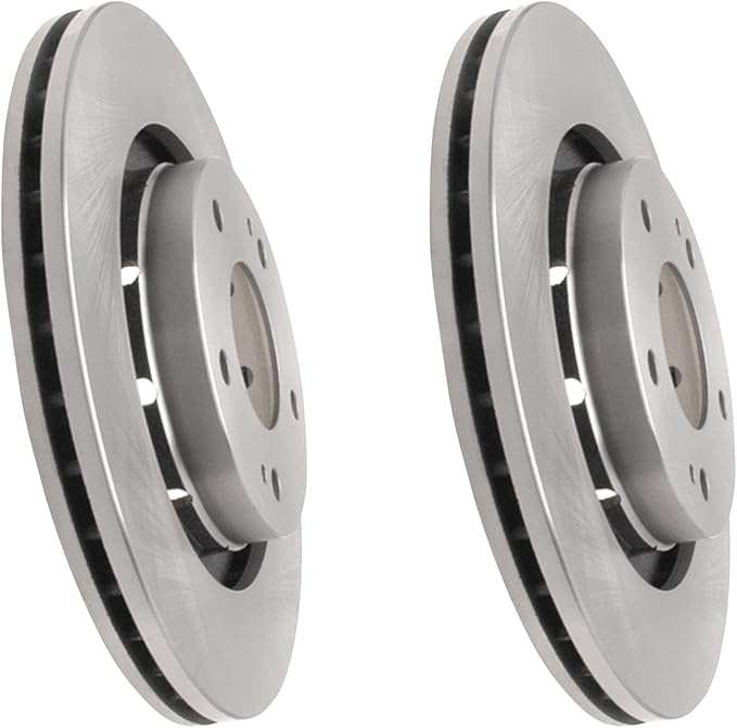 JIN & R Pair 2 FRONT Brake Rotors - Fit: 2005 2006 Mitsubishi Outlander All Trims | P31401S_790511