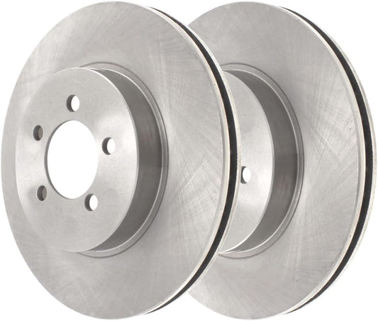 JIN & R Front Brake Rotors Pair Driver and Passenger Side Replacement for Dodge Magnum 2006-2023 Charger 2009-2018 2020-2023 Challenger 2005-2023 Chrysler 300 RWD 12.6 Inch Rotor Diameter R63024PR