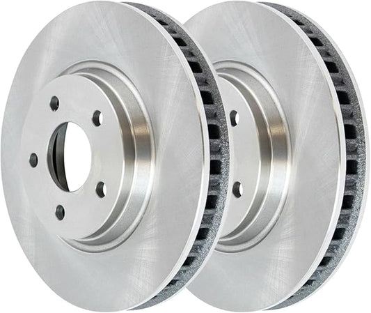 JIN & R Front Brake Rotors Pair Driver and Passenger Side Replacement for 2006-2007 Pontiac G6 2004 2005 2006 2007 2008 Chevrolet Malibu 2.2L 2.4L 3.5L 3.6L 3.9L V6 FWD 10.86 Inch Diameter R65097PR
