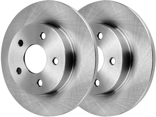 Rear Brake Rotors Pair of 2 Driver and Passenger Side Replacement for Saturn Aura Ion Chevrolet Cobalt HHR 2004-2012 Malibu 2007-2010 Pontiac G5 2005-2010 G6 2004-2007 Ion FWD R65096PR