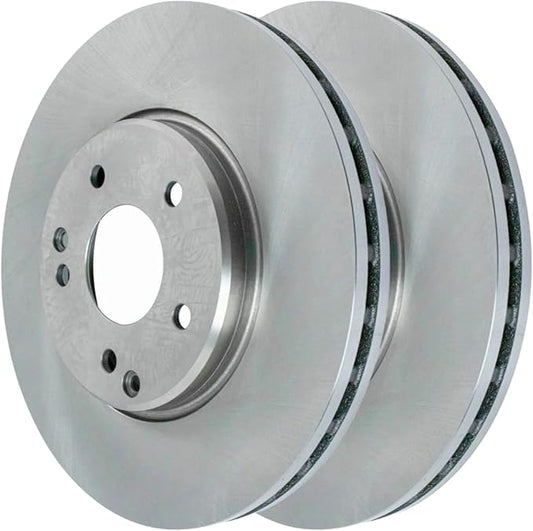 JIN & R Front Disc Brake Rotors Pair Replacement For Mercedes-Benz E320 CLK320 C240 Chrysler Crossfire CLK350 C320 C280 CLK430 E430 SLK320 SLK280 E300 SLK300 C350 E280 K8-100301