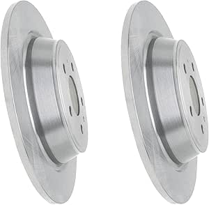 JIN & RPair 2 REAR Brake Rotors - Fit: 2013-2016 Ford Fusion ELECTRIC/GAS | P54195S_HG1341