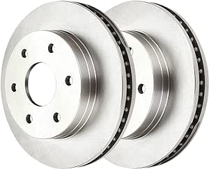 JIN & R Front Brake Rotors Pair of 2 Driver and Passenger Side Replacement for Chevrolet Express 1500 Tahoe Silverado 1500 Classic GMC Savana 1500 Sierra 1500 Classic Yukon XL 1500 4WD RWD R65056PR