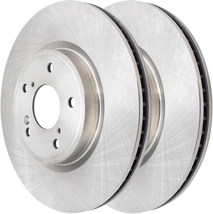 JIN & R Pair of 2 Front Brake Rotors Driver and Passenger Side Replacement for 2017-2023 Honda CR-V 2018-2023 Accord 2022 Civic 2023 HR-V 2023 Integra 1.5L 2.0L 2.4L AWD FWD R1082126PR