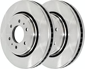 JIN & R Front Brake Rotors Pair of 2 Driver and Passenger Side Replacement for 2007-2021 Ford Expedition 2010-2020 F-150 2007-2021 Lincoln Navigator 2.7L 3.5L 3.7L 5.0L 5.4L V6 4WD AWD RWD R64155PR