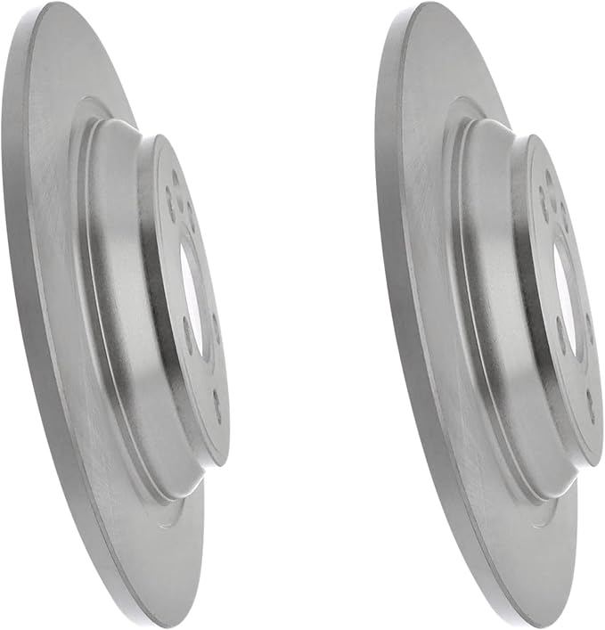 JIN & R REAR QUALITY Pair 2 Brake Rotors For Volvo S80 2007~2009|AWD w/Solid Rotors|34369(ok)