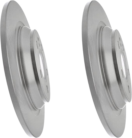 JIN & R REAR QUALITY Pair 2 Brake Rotors For Volvo S80 2007~2009|AWD w/Solid Rotors|34369(ok)