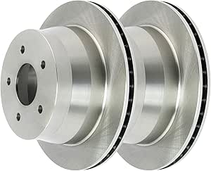 JIN & R Rear Brake Rotors Pair of 2 Driver and Passenger Side Replacement for Oldsmobile Bravada Isuzu Hombre 1997-2005 GMC Jimmy 1998-2004 Sonoma 1997-2005 Chevrolet Blazer 1998-2004 S10 R65040PR