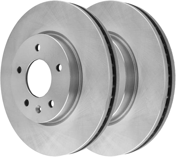 JIN & R Front Brake Rotors Pair of 2 Driver and Passenger Side Replacement for Suzuki XL-7 2007-2009 Chevrolet Equinox 2012-2015 Captiva Sport 2008-2010 Saturn Vue 2007-2009 Pontiac Torrent R65150PR