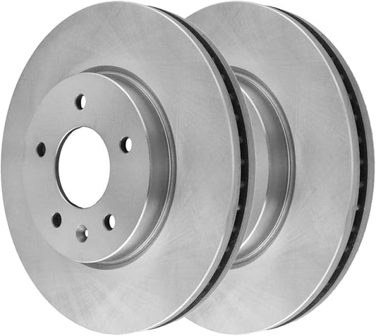 JIN & R Front Brake Rotors Pair of 2 Driver and Passenger Side Replacement for Suzuki XL-7 2007-2009 Chevrolet Equinox 2012-2015 Captiva Sport 2008-2010 Saturn Vue 2007-2009 Pontiac Torrent R65150PR