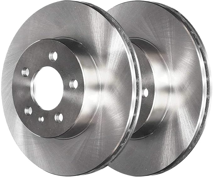 JIN & R Front Brake Rotors Pair of 2 Driver and Passenger Side Replacement for GMC Terrain Buick LaCrosse Regal Allure Chevrolet Impala Camaro Corvette Malibu Limited 2010-2017 Equinox FWD R65176PR