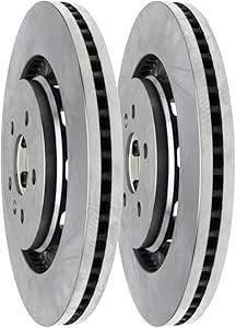 JIN & R Front Brake Rotors Pair of 2 Driver and Passenger Side Replacement for Lincoln MKS MKT Ford Flex Police Interceptor Utility Taurus Police Interceptor Sedan 2013-2017 Explorer AWD R680982PR