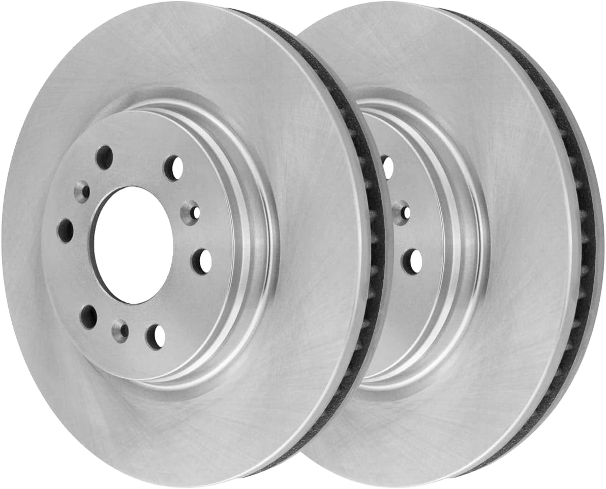 JIN & R Front Brake Rotors Pair of 2 Driver and Passenger Side Replacement for 2006-2009 Chevrolet Uplander 2006-2007 Buick Terraza 2006-2007 Saturn Relay 2006-2009 Pontiac Montana AWD FWD R65120PR