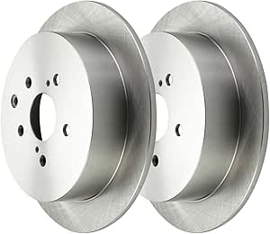 JIN & R Rear Brake Rotors Pair of 2 Driver and Passenger Side Replacement for 2011-2020 Toyota Sienna 2014-2019 Highlander 2010-2015 Lexus RX350 2010-2015 RX450h 2.7L 3.5L V6 AWD FWD R41546PR