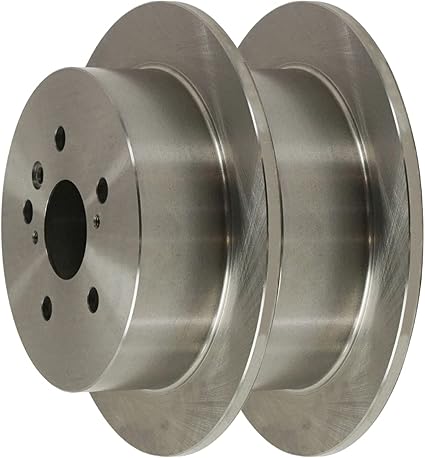 JIN & R  Rear Brake Rotors Pair of 2 Driver and Passenger Side Replacement for 2004-2006 Lexus RX330 2006-2008 RX400h 2007-2009 RX350 2004-2007 Toyota Highlander 2.4L 3.3L 3.5L V6 AWD FWD R41358PR