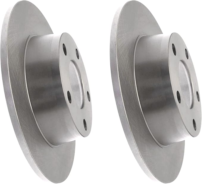 Pair 2 REAR Brake Rotors - Fit: 2001 Audi A6 Quattro Rotor Dia 255 mm 34182 | P34176S_CY0141