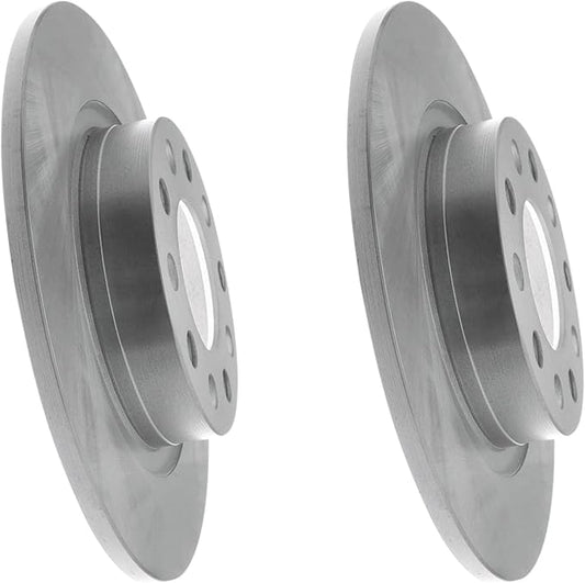 JIN & R  Pair 2 REAR Brake Rotors - Fit: 2013-2016 Dodge Dart All Trims | P781087S_3$1341