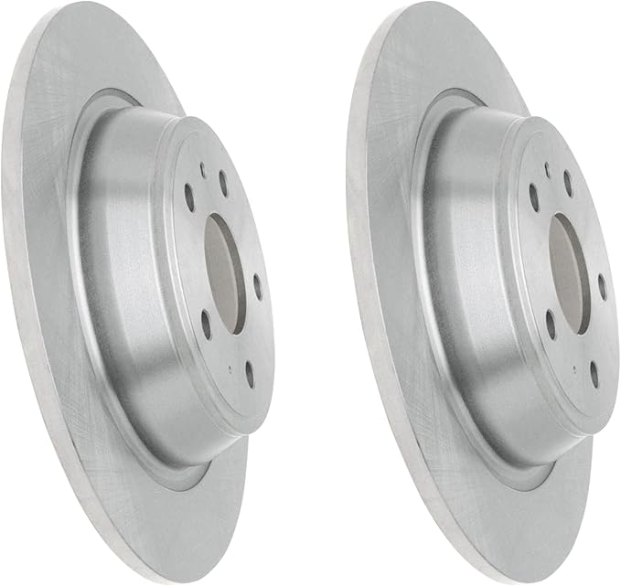 JIN & R Pair 2 REAR Brake Rotors - Fit: 2017-2020 Ford Fusion GAS, FLEX | P54194S_HG1741