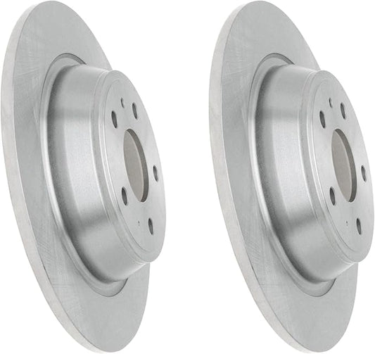 JIN & R Pair 2 REAR Brake Rotors - Fit: 2017-2020 Ford Fusion GAS, FLEX | P54194S_HG1741