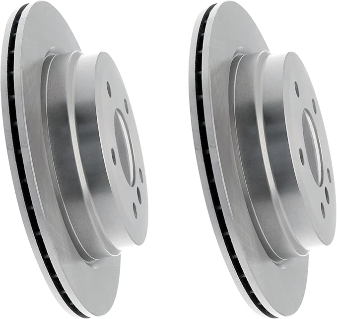 JIN & R Pair 2 REAR Brake Rotors - Fit: 2006 BMW 325xi All Trims | P34317S_240641