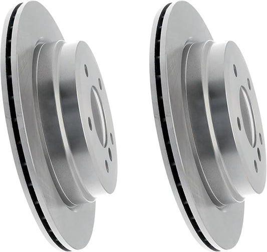 JIN & R Pair 2 REAR Brake Rotors - Fit: 2006 BMW 325xi All Trims | P34317S_240641