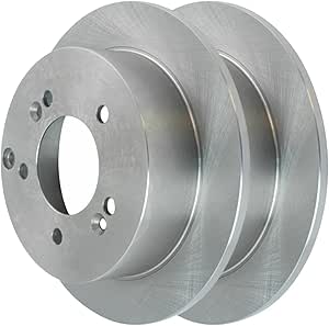 JIN & R Rear Brake Rotors Pair of 2 Driver and Passenger Side Replacement for Hyundai XG350 2001 XG300 2005-2009 Tucson 2005-2010 Sonata 2005-2010 Kia Sportage Magentis 2006-2010 Optima FWD R41341PR