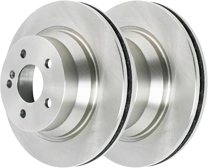 JIN & R  Rear Brake Rotors Pair of 2 Driver and Passenger Side Replacement for Mercedes E400 GLK250 CLS400 E550 E500 E55 AMG E320 2006 CLS500 2006-2016 E350 2007-2011 CLS550 2010-2015 GLK350 R44249PR