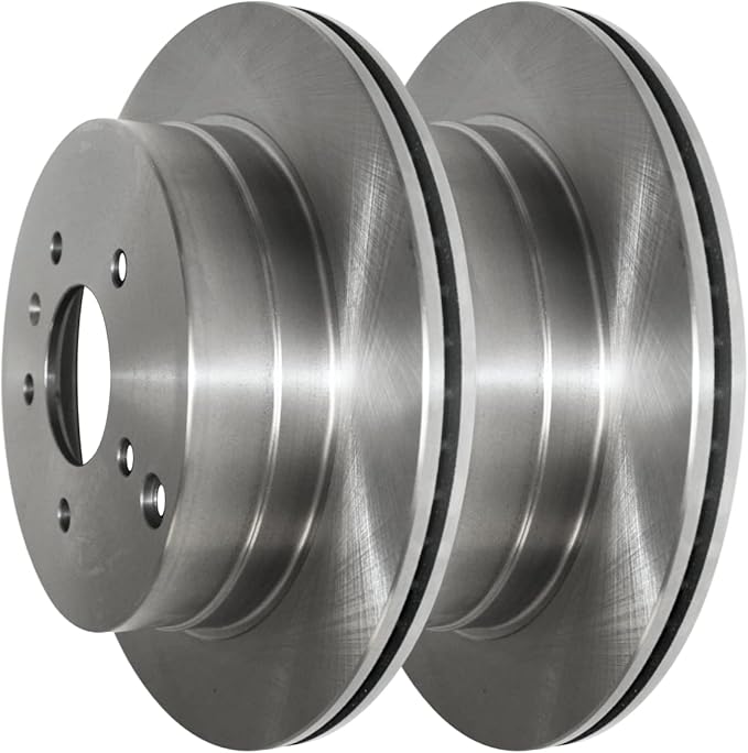 JIN & R  Rear Brake Rotors Pair of 2 Driver and Passenger Side Replacement for 2007-2009 Chevrolet Equinox Suzuki XL-7 2012-2015 Captiva Sport 2008-2010 Saturn Vue 2007-2009 Pontiac Torrent R65149PR