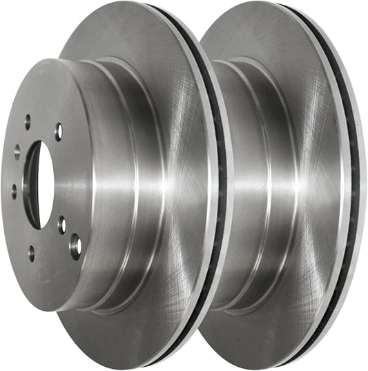 JIN & R  Rear Brake Rotors Pair of 2 Driver and Passenger Side Replacement for 2007-2009 Chevrolet Equinox Suzuki XL-7 2012-2015 Captiva Sport 2008-2010 Saturn Vue 2007-2009 Pontiac Torrent R65149PR