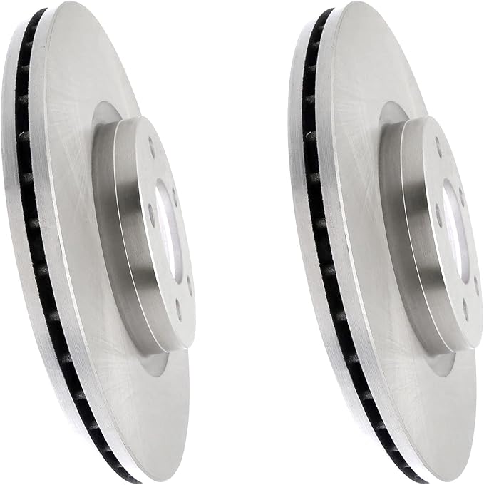 JIN & R Front QUALITY Brake Rotors and Ceramic Pads Kit For Mercedes-Benz R350 2006 2007 2008 2009 2010 2011 2012|Rotor Dia 350mm|34297 D1123