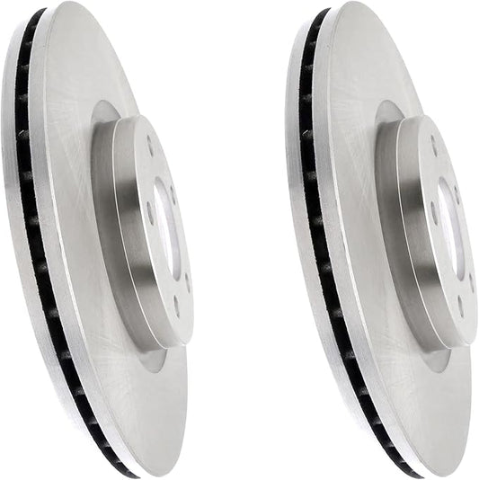 JIN & R Front QUALITY Brake Rotors and Ceramic Pads Kit For Mercedes-Benz R350 2006 2007 2008 2009 2010 2011 2012|Rotor Dia 350mm|34297 D1123