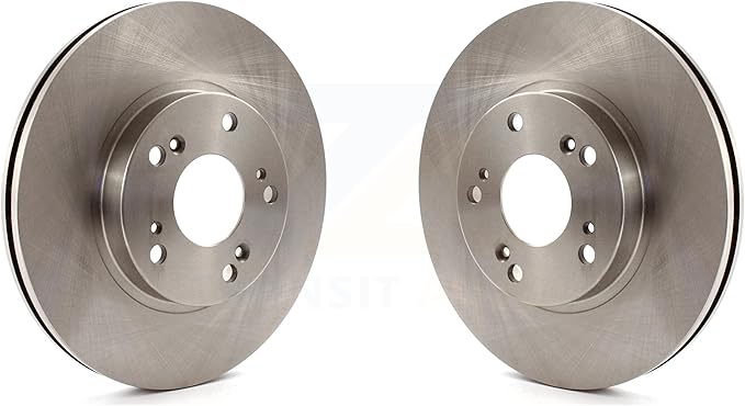 JIN & R Front Disc Brake Rotors Pair Replacement For 2002-2004 Honda CR-V K8-100337