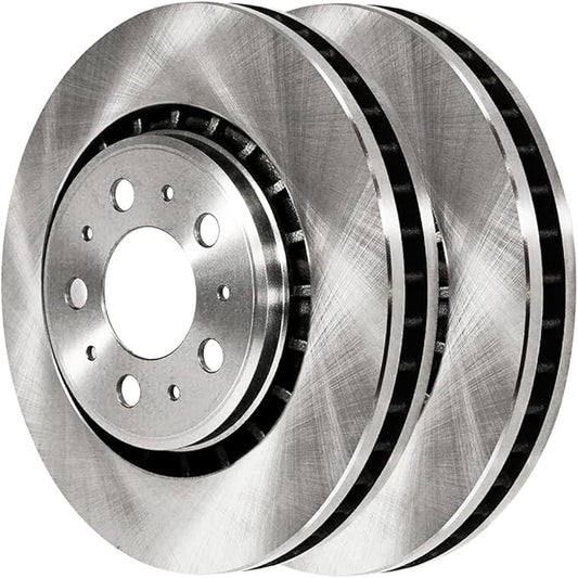JIN & R  Rear Brake Rotors Pair of 2 Driver and Passenger Side Replacement for 2003-2014 Volvo XC90 2.5L 2.9L 3.2L 4.4L V8 AWD FWD R44258PR