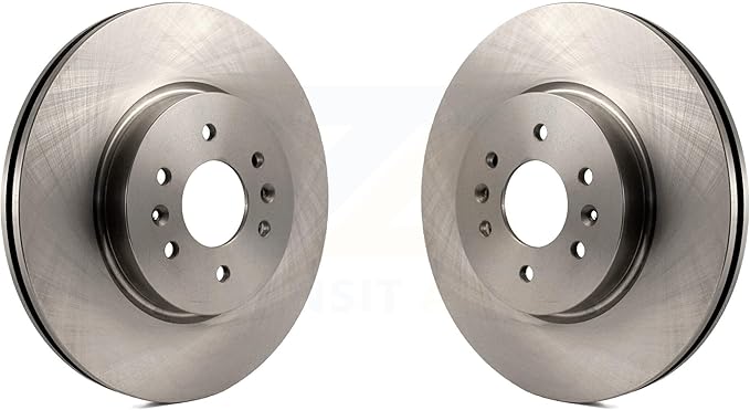 JIN & R Front Disc Brake Rotors Pair Replacement For Honda Odyssey Acura TL K8-100492