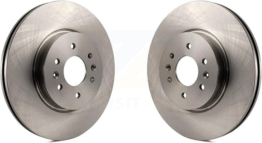 JIN & R Front Disc Brake Rotors Pair Replacement For Honda Odyssey Acura TL K8-100492