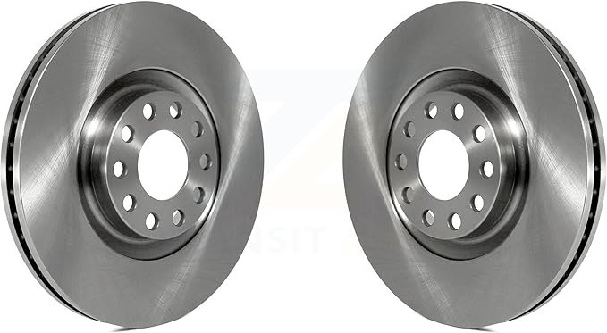 JIN & R Front Disc Brake Rotors Pair Replacement For Audi A4 Quattro A6 All road S4 S6 K8-100329