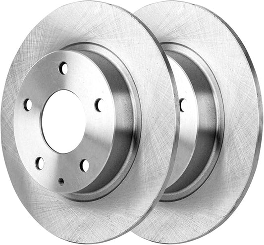 JIN & R  Pair of 2 Rear Brake Rotors Driver and Passenger Side Replacement for 2014 2016 Mazda 3 Sport 2014-2022 2023 Mazda 3 2019-2022 Mazda CX-3 2020-2023 Mazda CX-30 2.0L 2.5L AWD FWD R1081502PR
