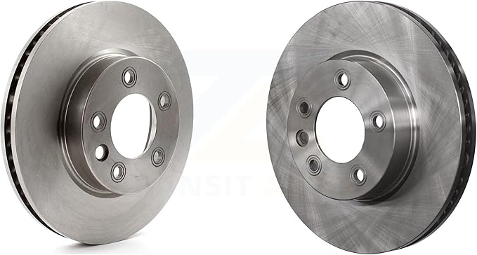 JIN & R Front Disc Brake Rotors Kit Replacement For Volkswagen Touareg Porsche Cayenne With 330mm Diameter Rotor K8-101840