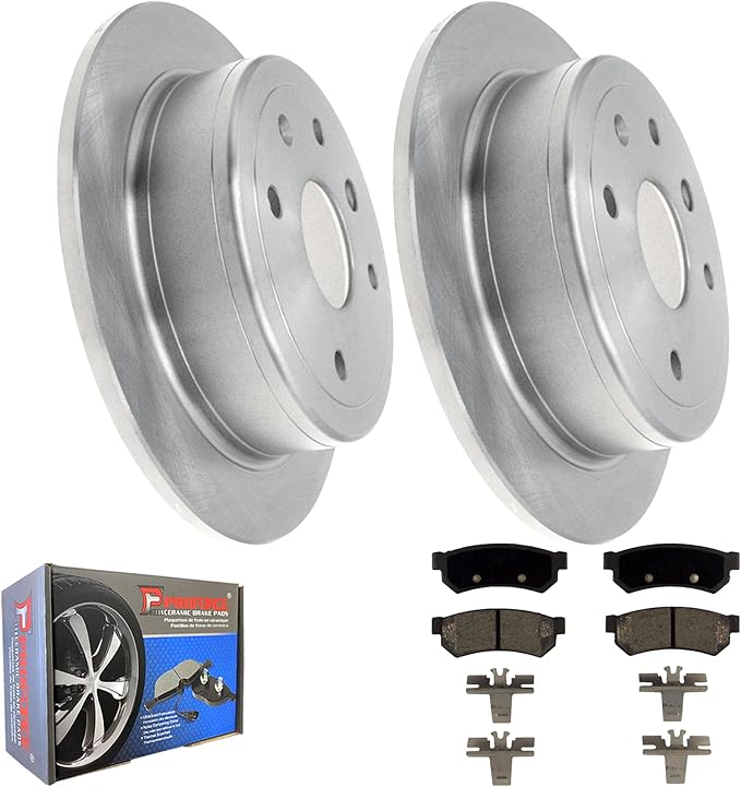 JIN & R  REAR  Rear COATED Brake Rotors and Ceramic Pads Kit For Chevrolet Optra 2004 2005 2006|Rotor Dia 257.8 mm|55131 D1036