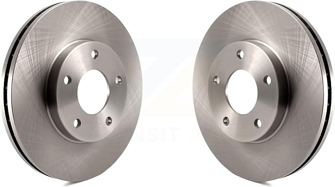 JIN & R Front Disc Brake Rotors Pair Replacement For 2004-2006 Nissan X-Trail K8-100409
